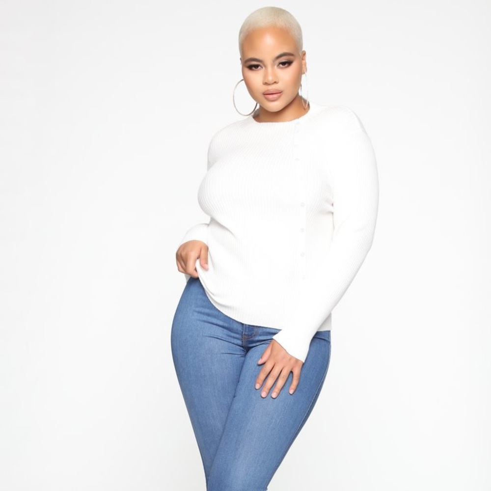 Mock neck sweater